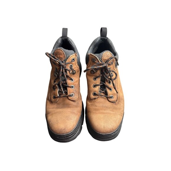 Timberland Women's Tan Leather Hiking Boots Style #67092 Size 8.5 - Picture 1 of 9